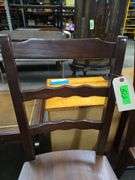 2 Antique Wooden Dining Chairs