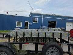 Best Flex 200 Skate Wheel Conveyor 8' Long Expands To 30' Long Adjustable Heights - Has Brakes On Some  Wheels
