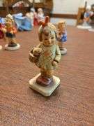 4 Goebel Figurines- Pigtails-First Mate-I Brought You A Gift-Flower Girl