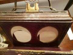 Vintage Liberty Bell Photo Album & Stand