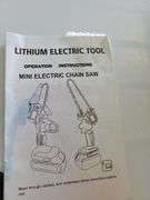 Bierdorf Lithium Mini Electric  Chainsaw W/Charger & Battery & Bag