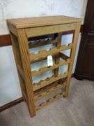 Wooden Wine Rack Approx 22"x39"x11" (20 Bottles)