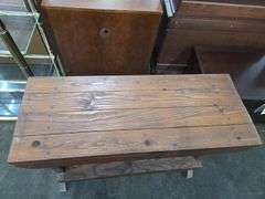 Wooden 2 Shelf Stand- Approx 37" x 14" x 30" Tall