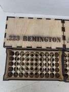 2 home made wooden ammo boxes (223)