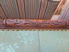 Vintage Sofa W/ Front Claw Feet (1 Needs Repaired)