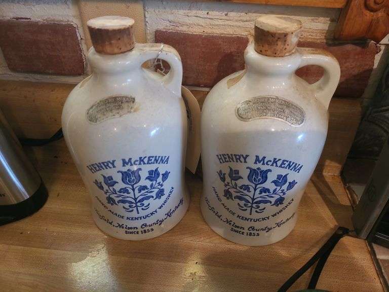 2 Henry McKenna Stoneware Crocks