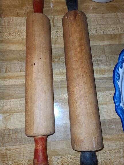 2 Vintage Rolling Pins