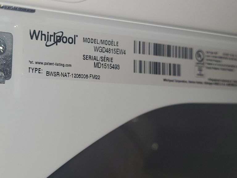 Whirlpool Gas Dryer (Works)