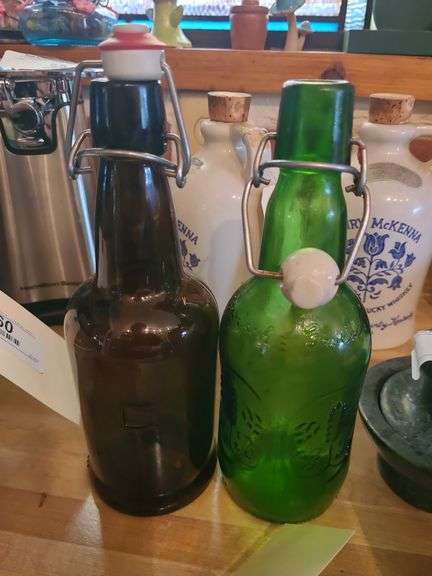 2 Glass Bottles
