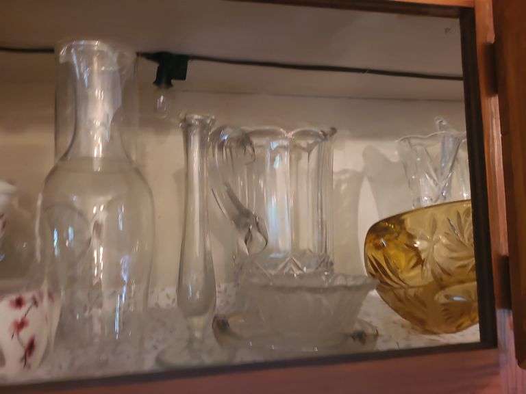 Teapot, Vases, & Glassware