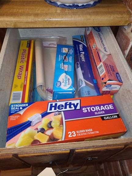 Plastic Bags, Foil, Wax Paper, & Plastic Wrap