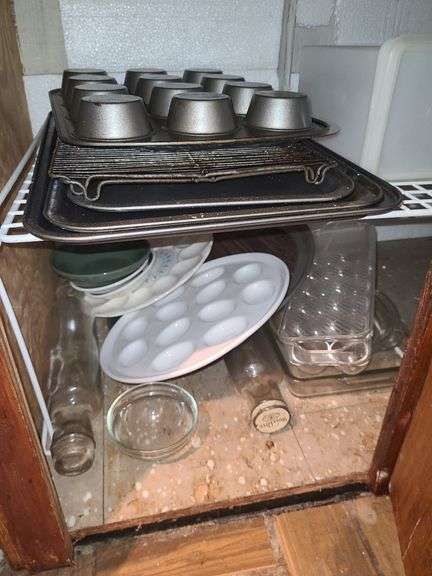 Bakeware, Egg Trays, & Glass Bottles