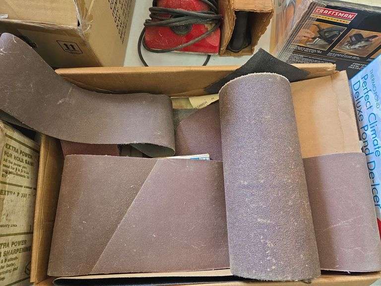 2 Boxes Of Assorted Sand Paper