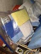Large Assortment of Cleaning Supplies & Plasticware (Partials)