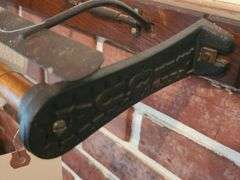 Antique Cast Iron Pioua Paper Towel Holder (Needs Removal)