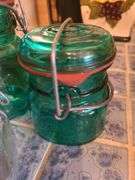 3 Glass Top Sealing Jars