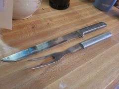 Rada Knife & Fork w/Metal Handles