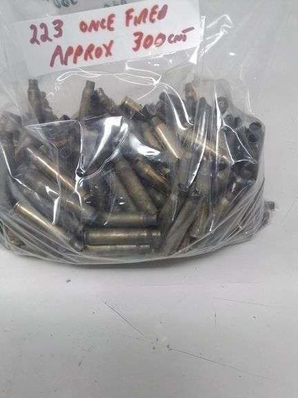 300ct 223 brass once fired