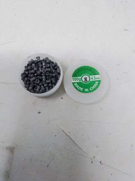 container of air rifle pellets