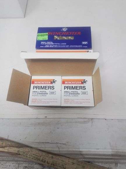 3 1000ct Winchester WSP Small Pistol Primers