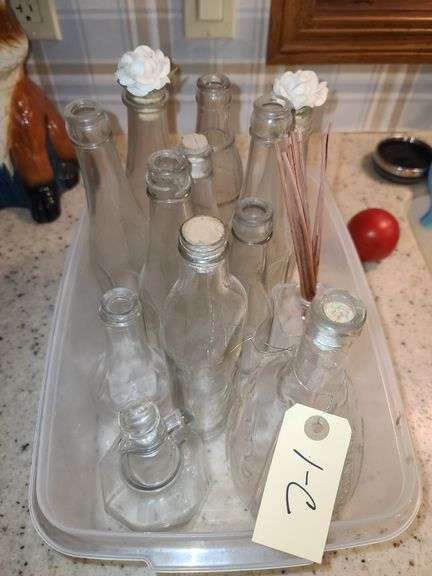 Thirteen Glass Bottles