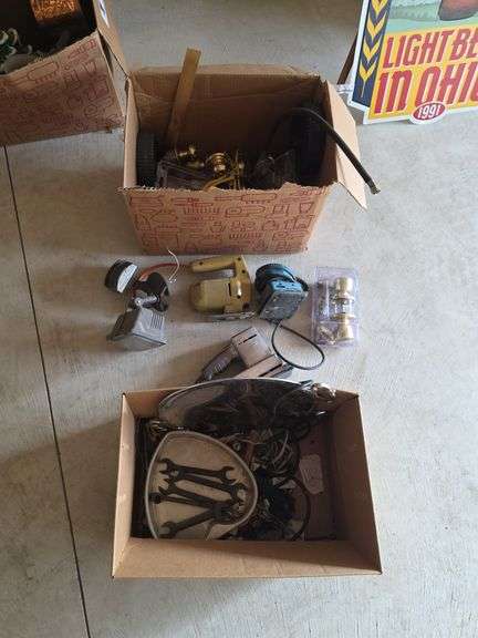 2 Boxes Tools & Door Hardware