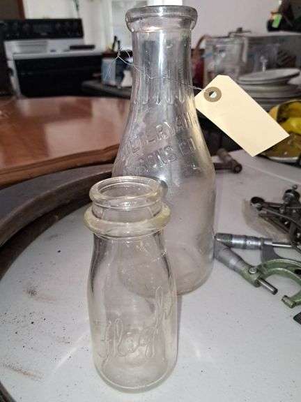Wm Colteryahn & Sons Co. And Flight Milk Bottles