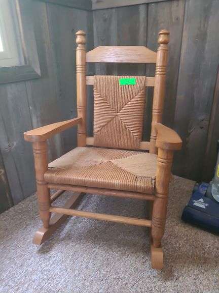 Woven Kids Rocking Chair