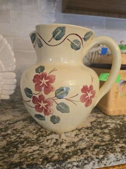 Sole Di Toscana Hand-Painted Ceramic Pitcher