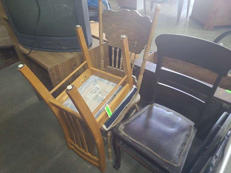 3 Wooden Chairs