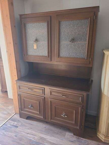 Wooden 2 Pc. Step Back China Cabinet