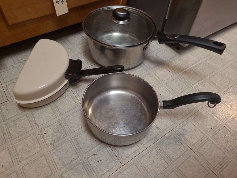 Pots, Pans,  Bakeware, And Strainers