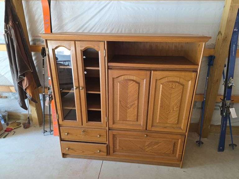 Oak Entertainment Center