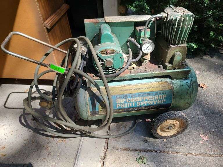Sears 150psi Twin Cylinder Air Compressor (untested)