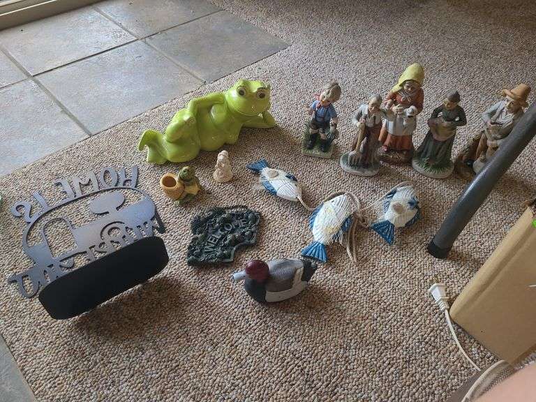 Figurines, Bottle, Decor, And Signs