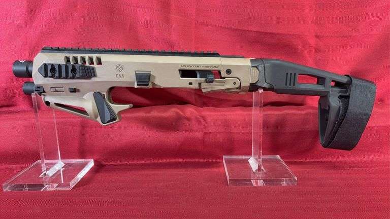 Micro Roni Model G3 CAA G3 Micro RONi Pistol-Carbine Conversion FDE w/Folding Forearm Grip ...