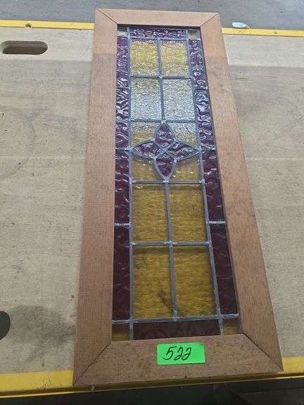 Decorative Stained Glass Piece (29½ x 11½)