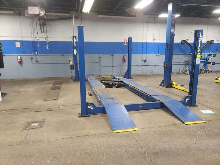 Forward 4-Post 14,000lb Alignment Lift Rack, Works, Needs Disassembled ...