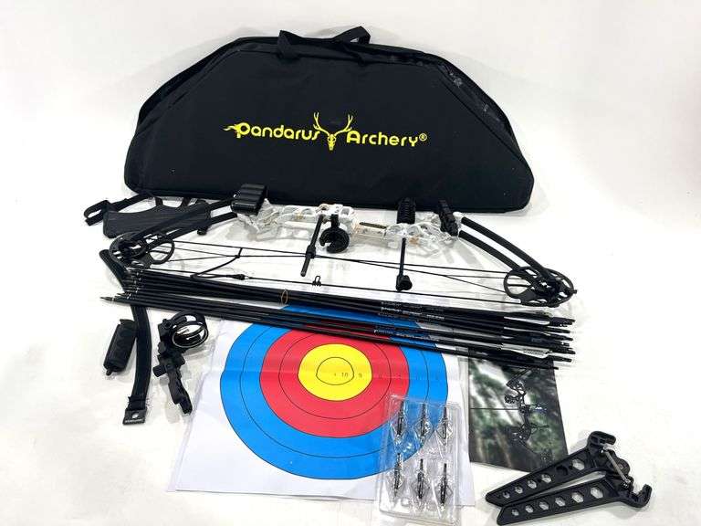 NEW Pandarus Archery Bow, Arrows, Targets, & More