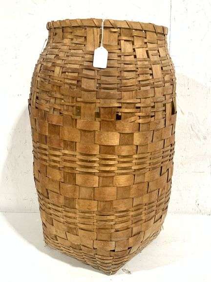Handmade antique umbrella basket