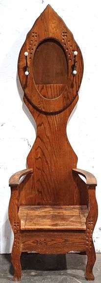 Victorian Carved Hall Tree