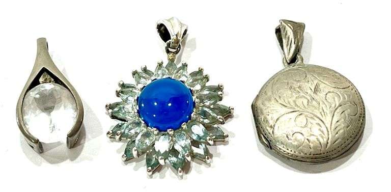 13.7 Grams Sterling Silver Pendants