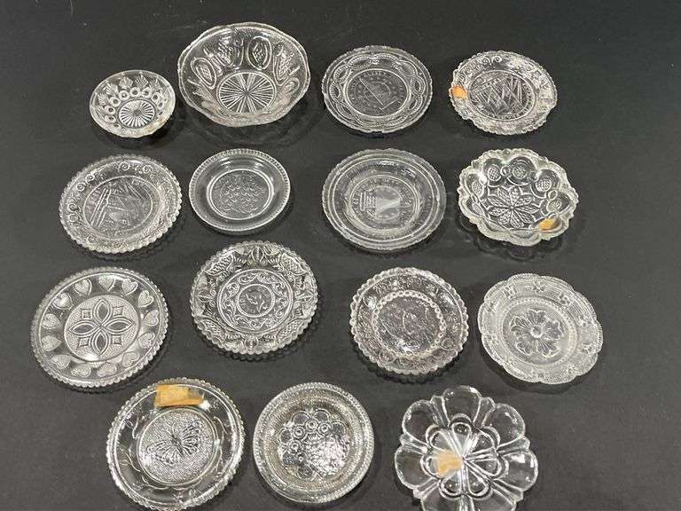 Sandwich Glass Saucers