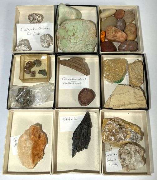 Variscite, Snakeskin Chalcedony, Calcite, Pyrite, More!