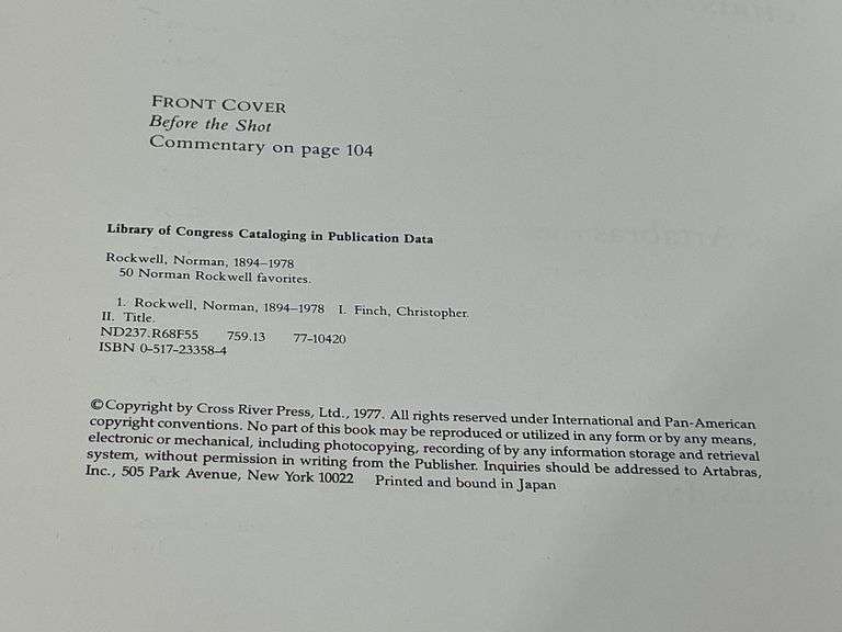 Norman Rockwell Favorites Book