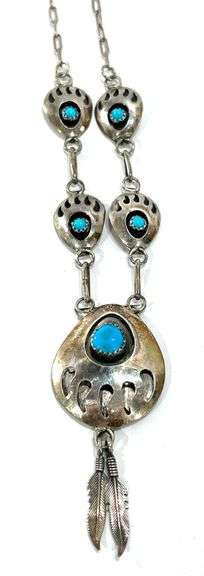 Sterling Silver & Turquoise Necklace