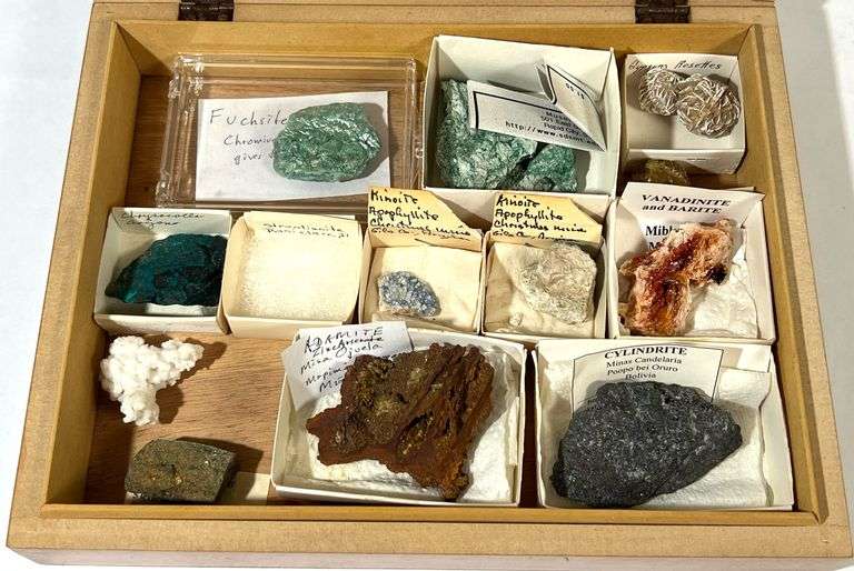 Box of Assorted Crystals and Minerals