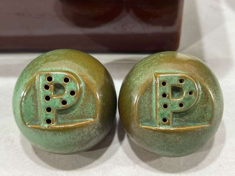 Vintage Frankoma Dish / Small Pitcher / Salt & Pepper Shakers