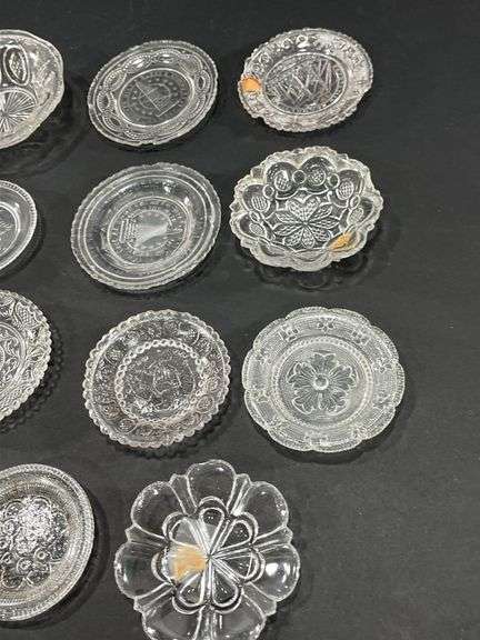 Sandwich Glass Saucers