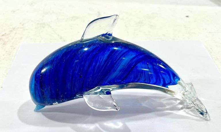 Art Glass Dolphin